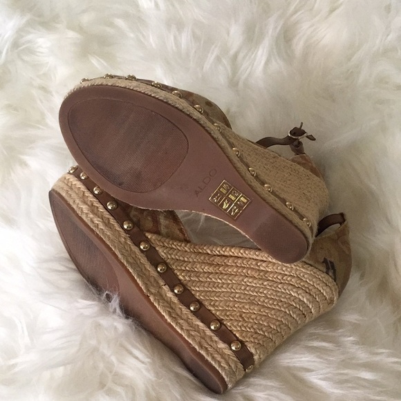 ALDO Tan Lila Wedges - Picture 8 of 12